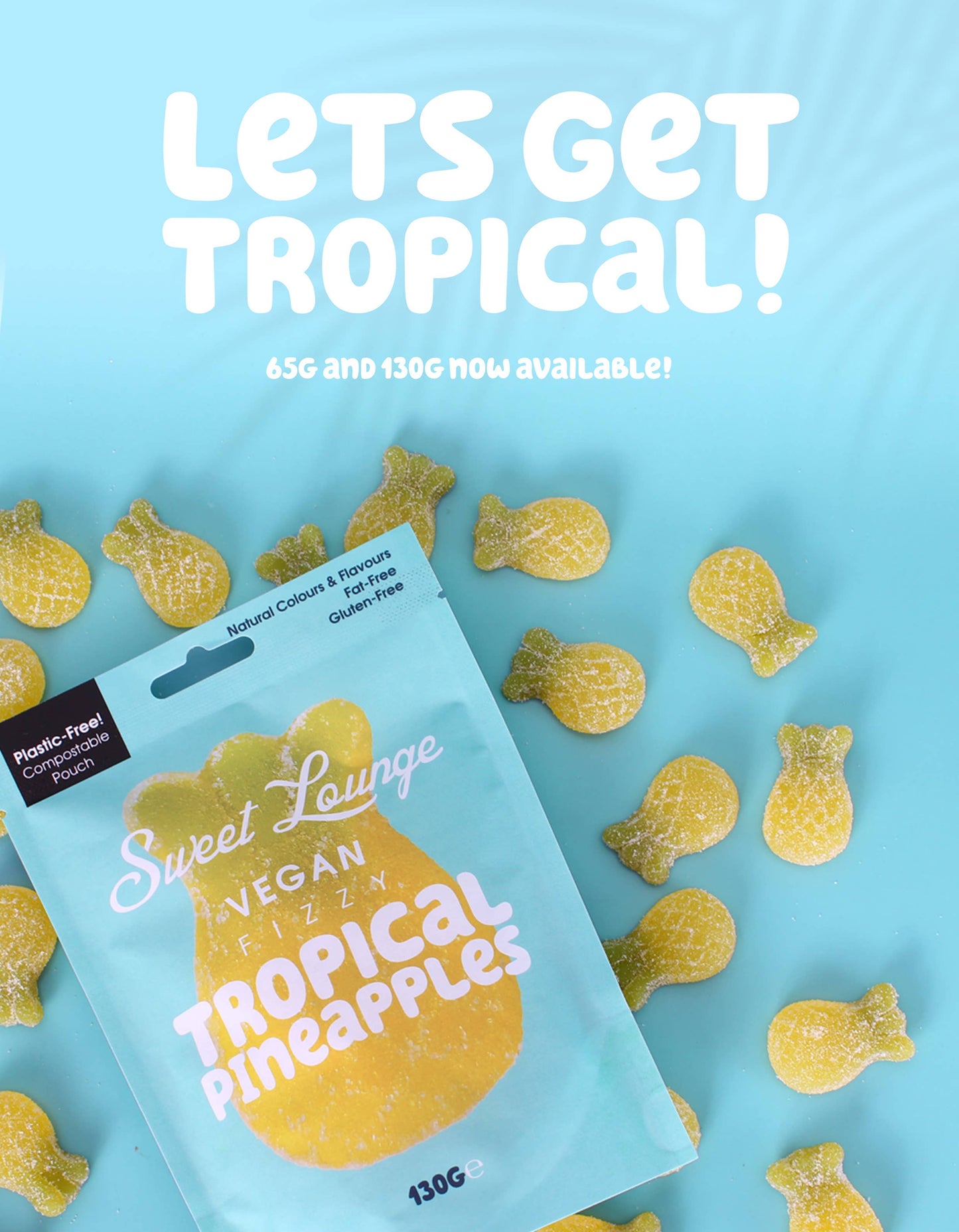 Vegan Fizzy Tropical Pineapples
