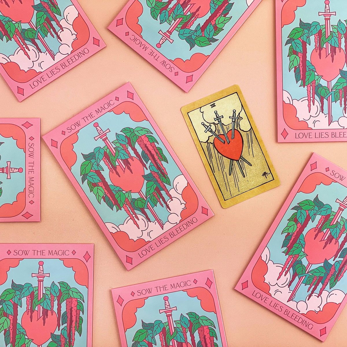 Love Lies Bleeding Tarot Garden