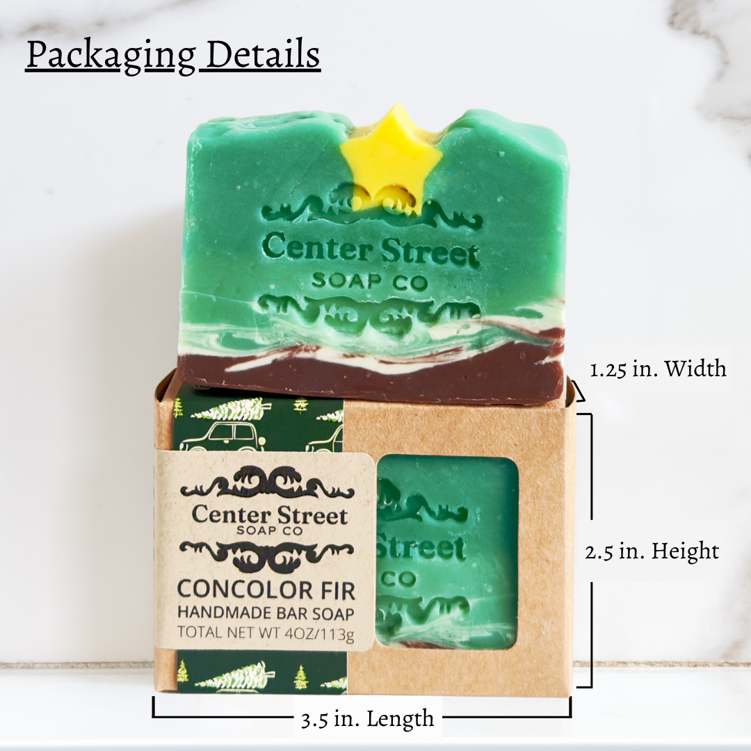 Concolor Fir Tree Handmade Bar Soap