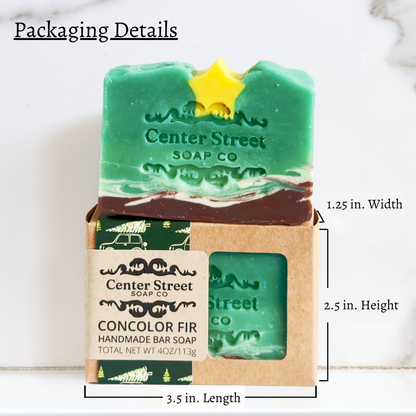 Concolor Fir Tree Handmade Bar Soap