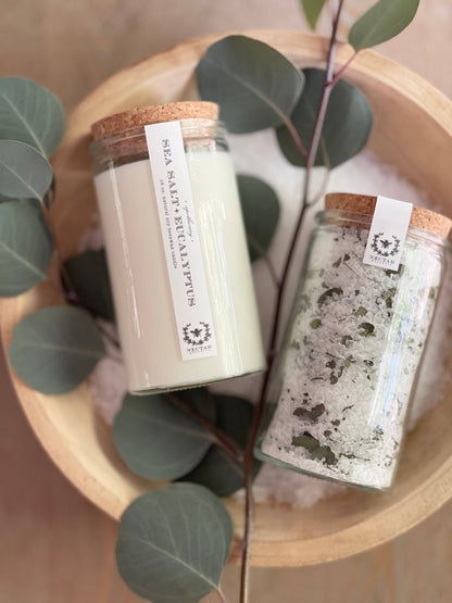 Sea Salt + Eucalyptus Large Bath Soak