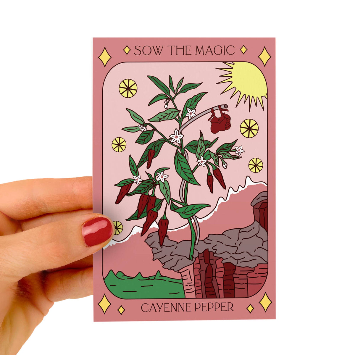 Cayenne Pepper Tarot Garden