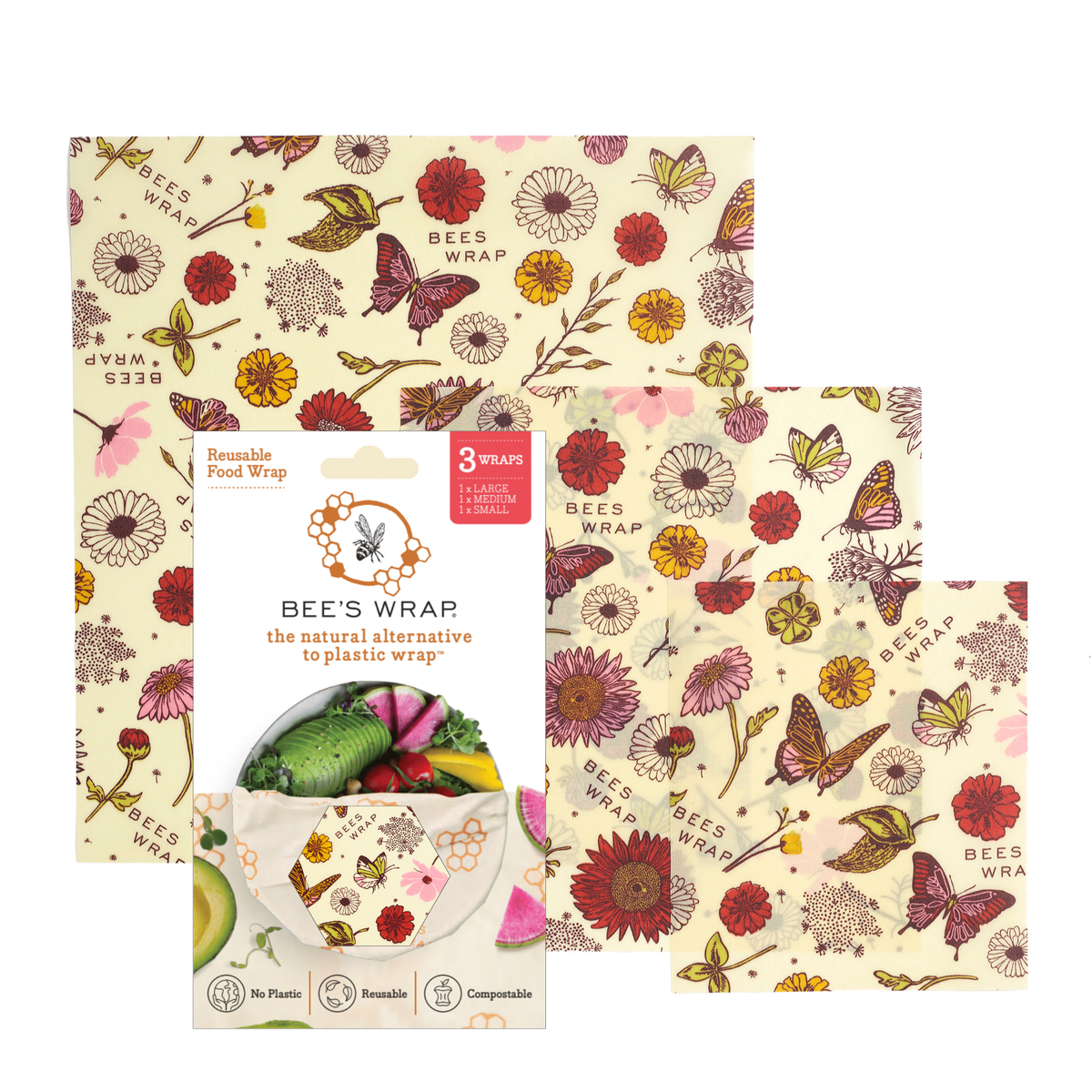 Bee's Wrap, Assorted 3 Pack