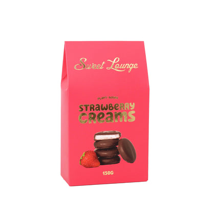 Plant-Based Chocolate Strawberry Creams