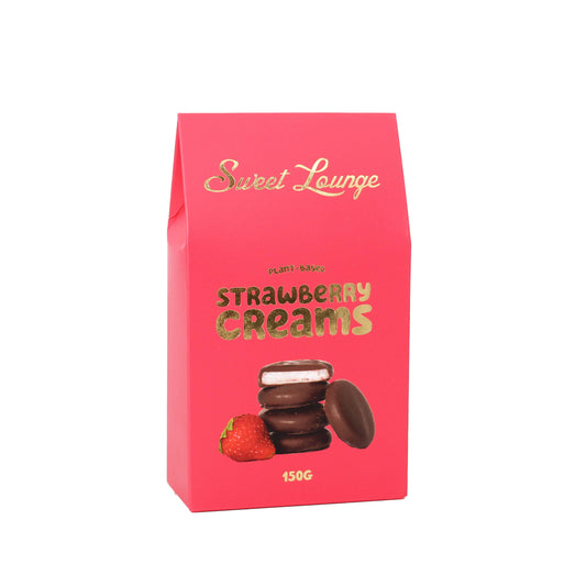 Plant-Based Chocolate Strawberry Creams