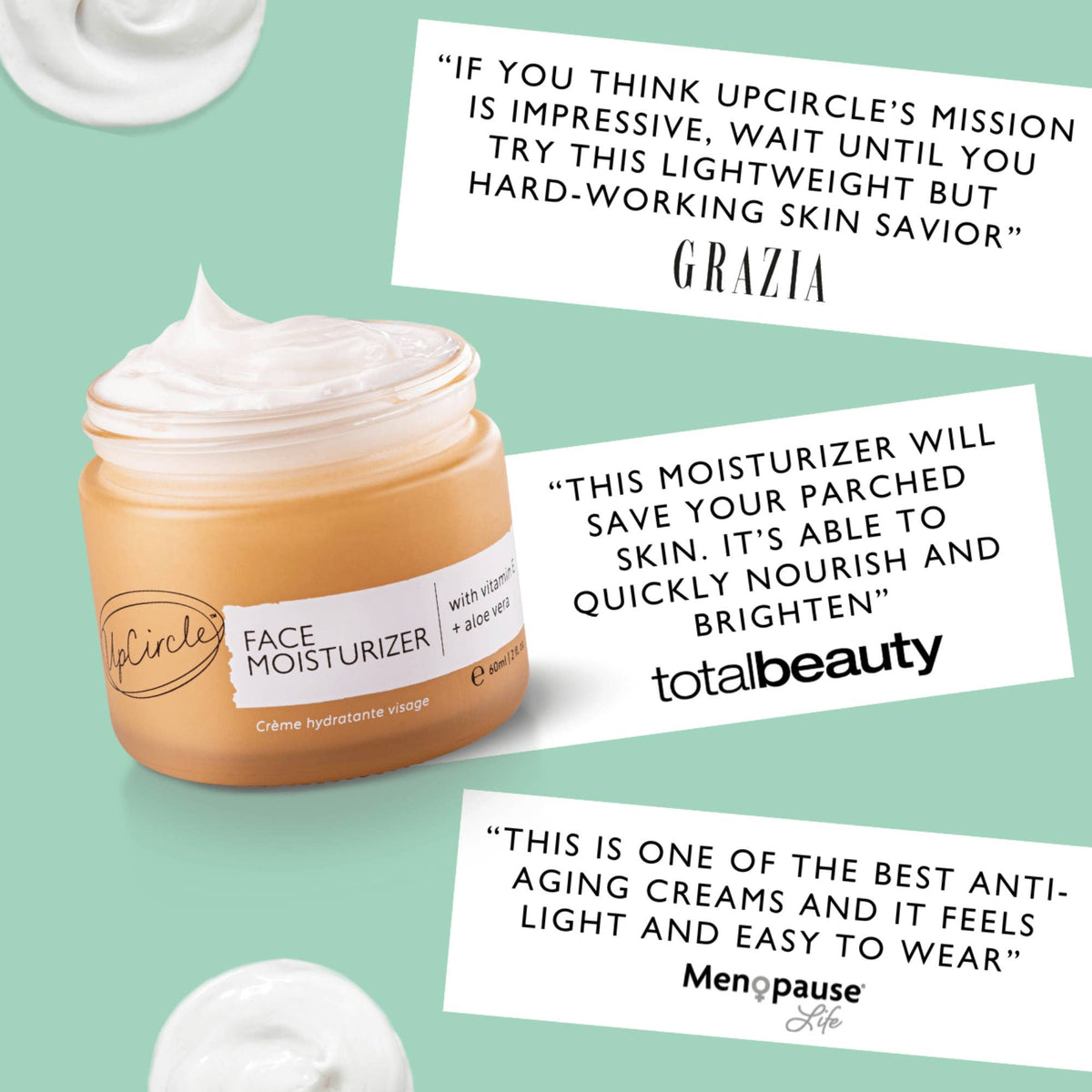 Day Cream with Vitamin E + Aloe Vera
