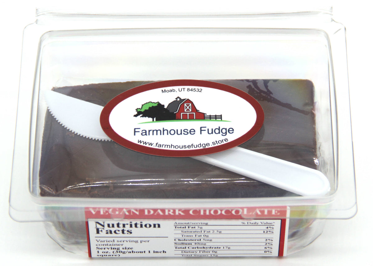 Vegan Dark Chocolate Fudge 8 oz.