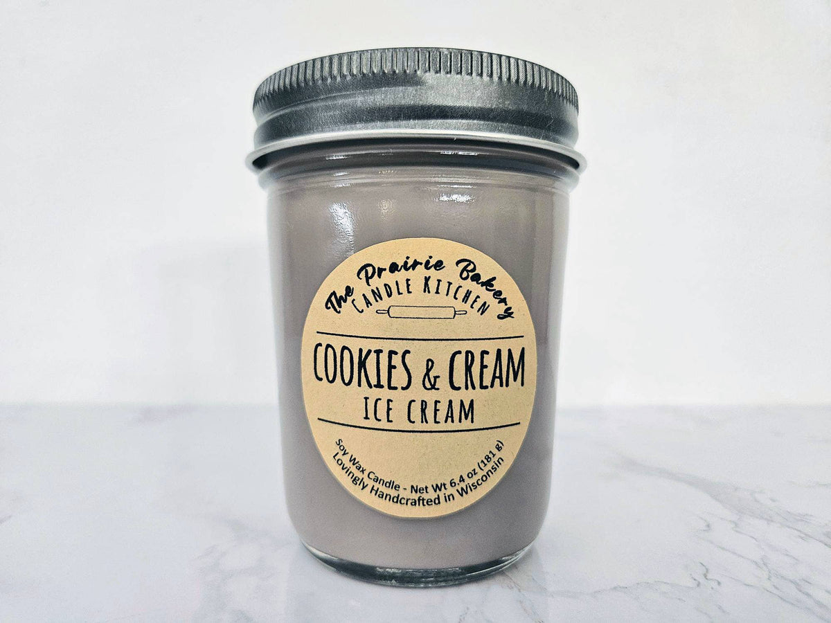 Cookies and Cream Ice Cream Soy Wax Candle