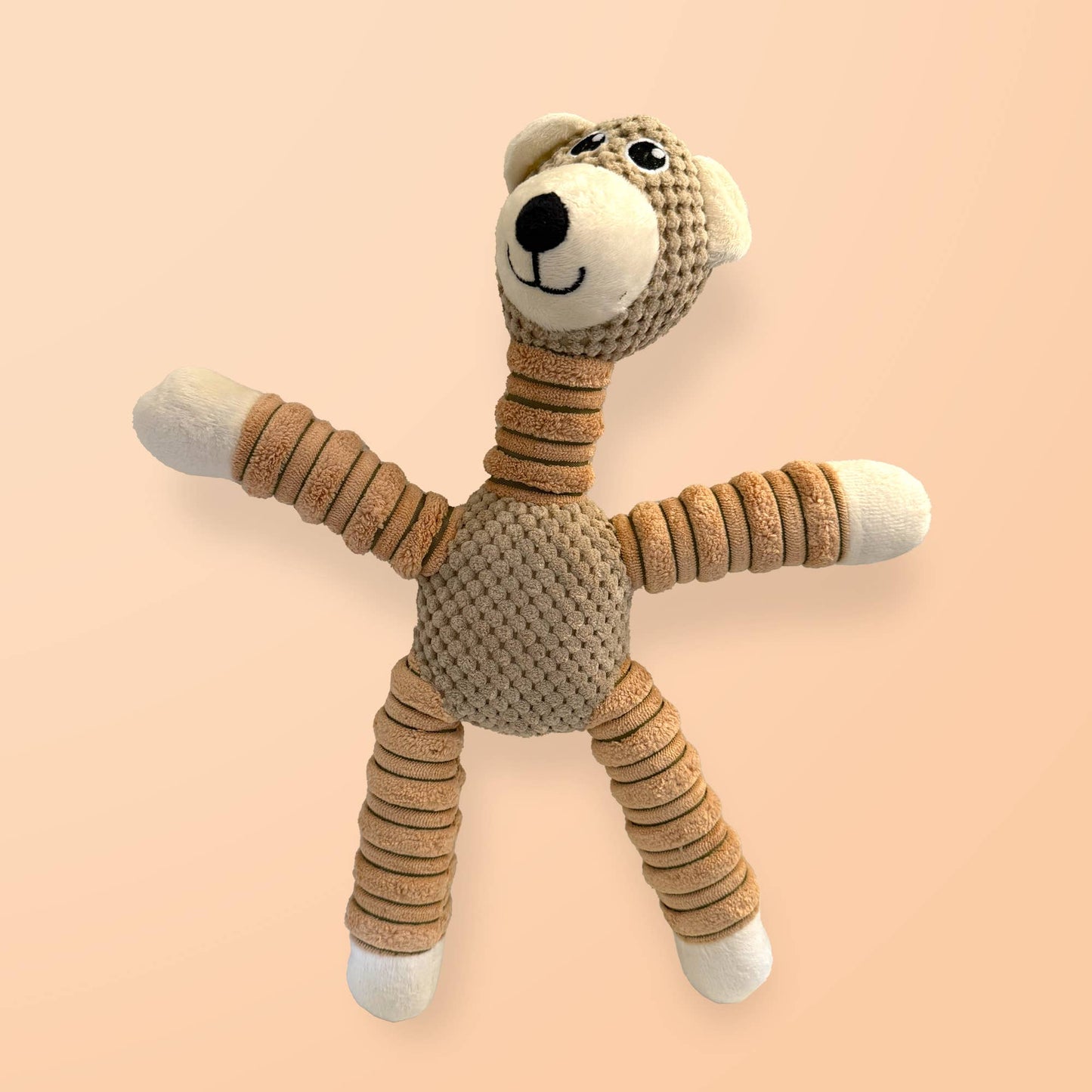 Standing Bear Plush Dog Toy