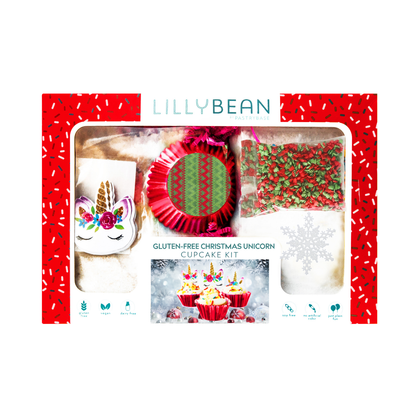 Christmas Unicorn Cupcake Kit (Vegan & GF)