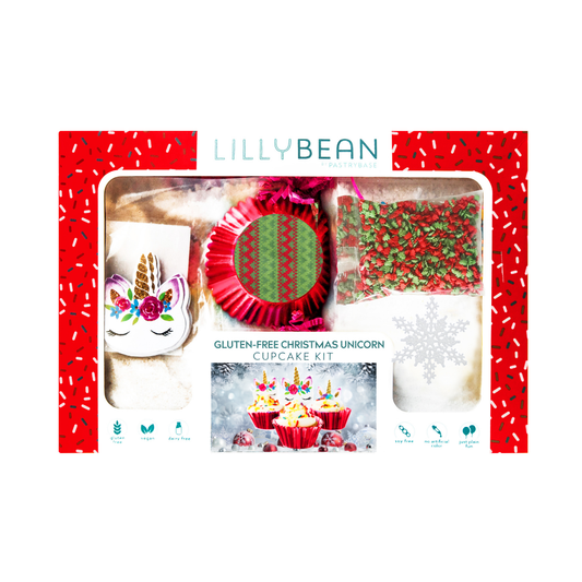 Christmas Unicorn Cupcake Kit (Vegan & GF)