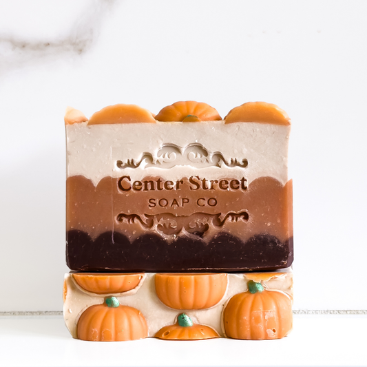 Pumpkin Spice Halloween Handmade Bar Soap