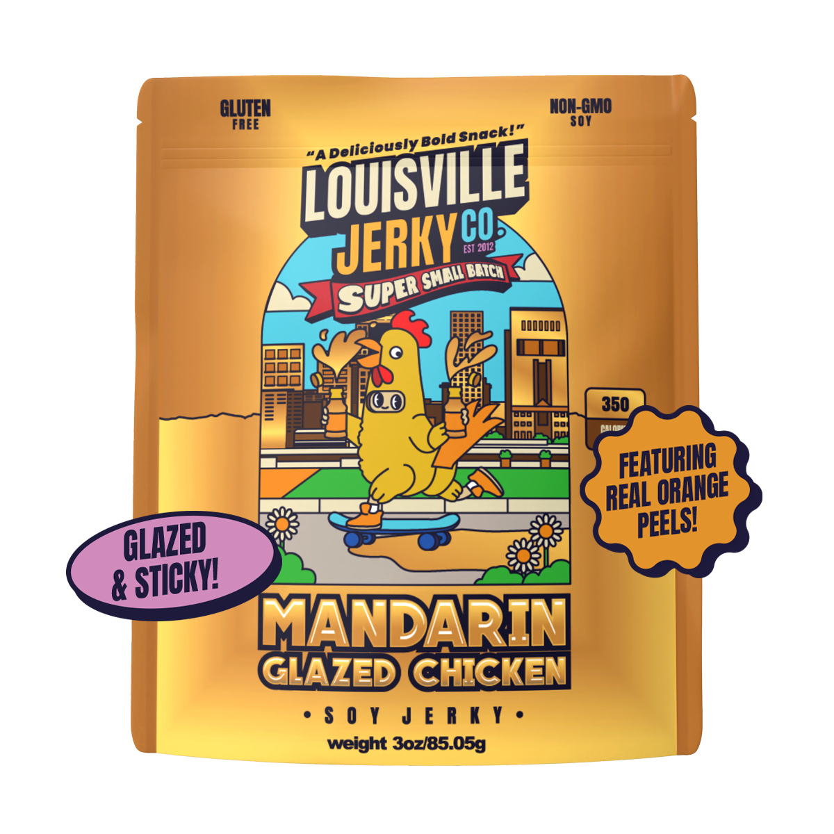 Small Batch Mandarin Glazed Plant Based Jerky