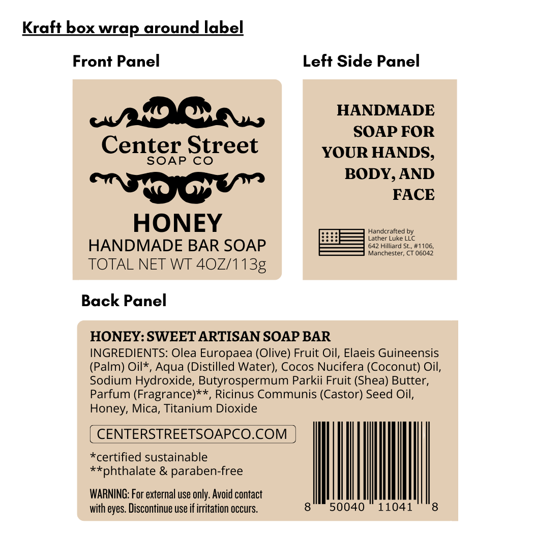 Honey Handmade Soap Bar