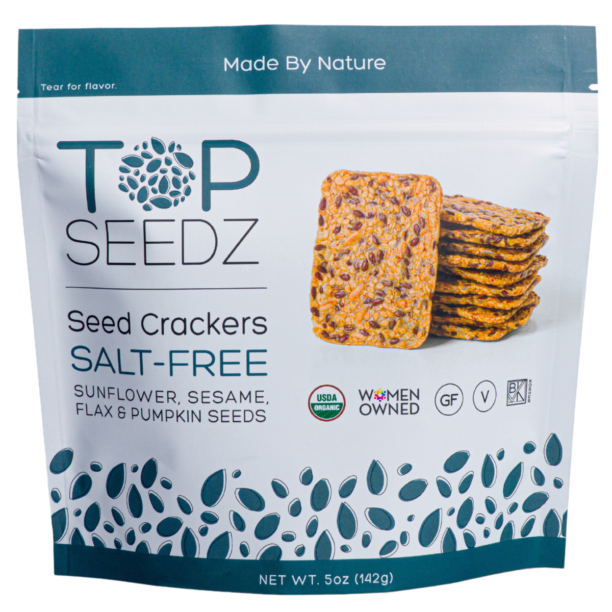 NEW: Salt-Free Crackers- 5oz - 12 Per Case