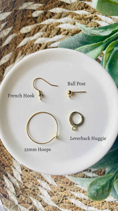 Strawberry Cow Hoop Earrings