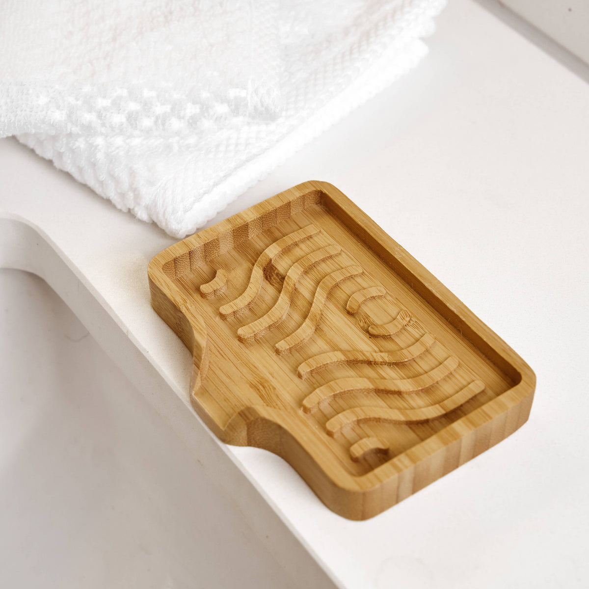 Draining Bamboo Soap Lift