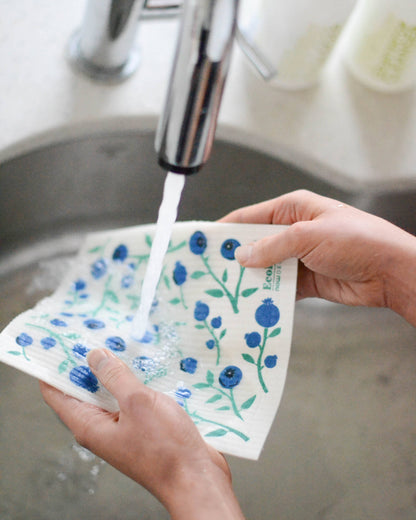 Blueberries Swedish Dishcloth