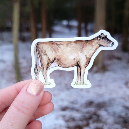 Jersey Cow Vinyl Sticker