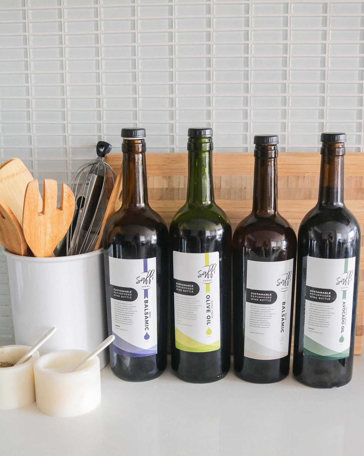 Saffi Saana White Balsamic Vinegar - 750ml wine bottle