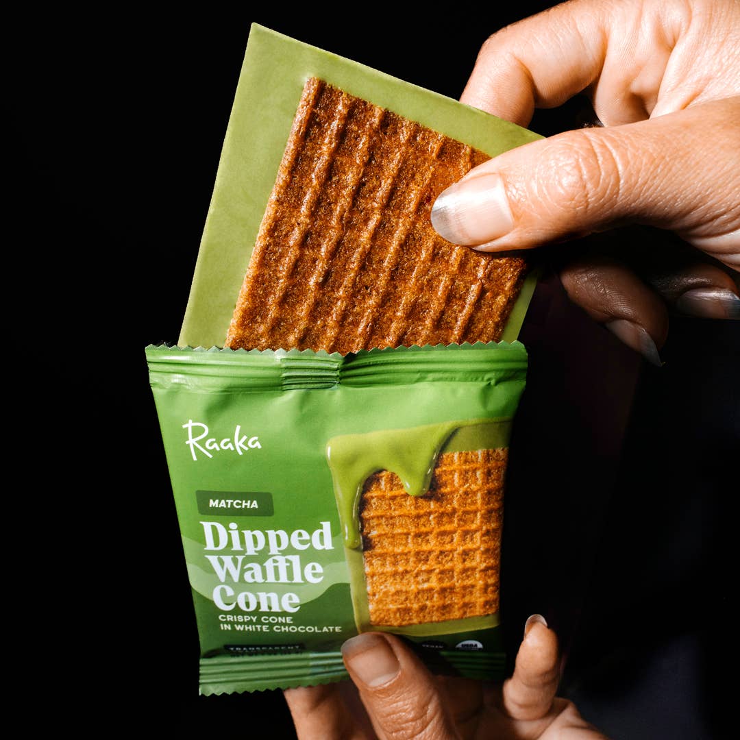 Matcha Dipped Waffle Cone White Chocolate Bar
