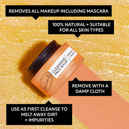 Spa Cleansing Face Balm with Oat Oil + Vitamin E, Travel Size