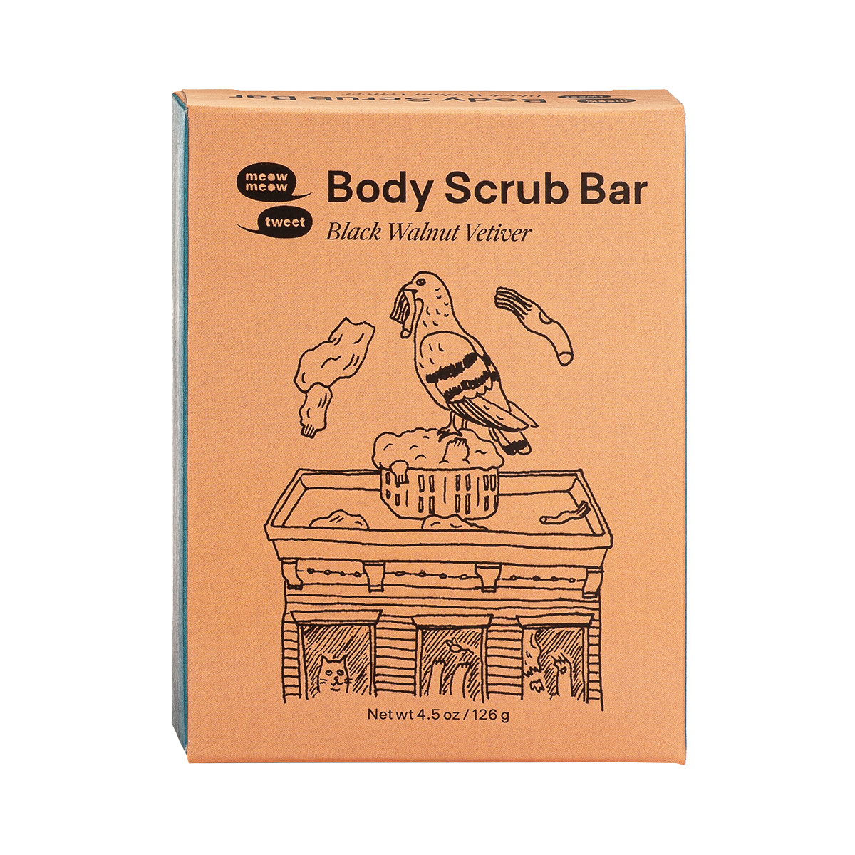 Black Walnut Vetiver Body Scrub Bar (limited edtn)