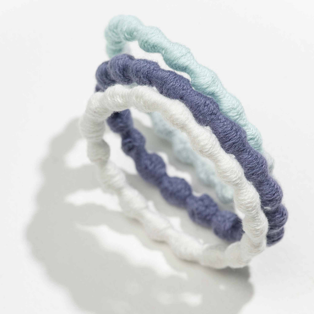 Damage Free Pearl Hair Ties - Organic, Creaseless, Fairtrade