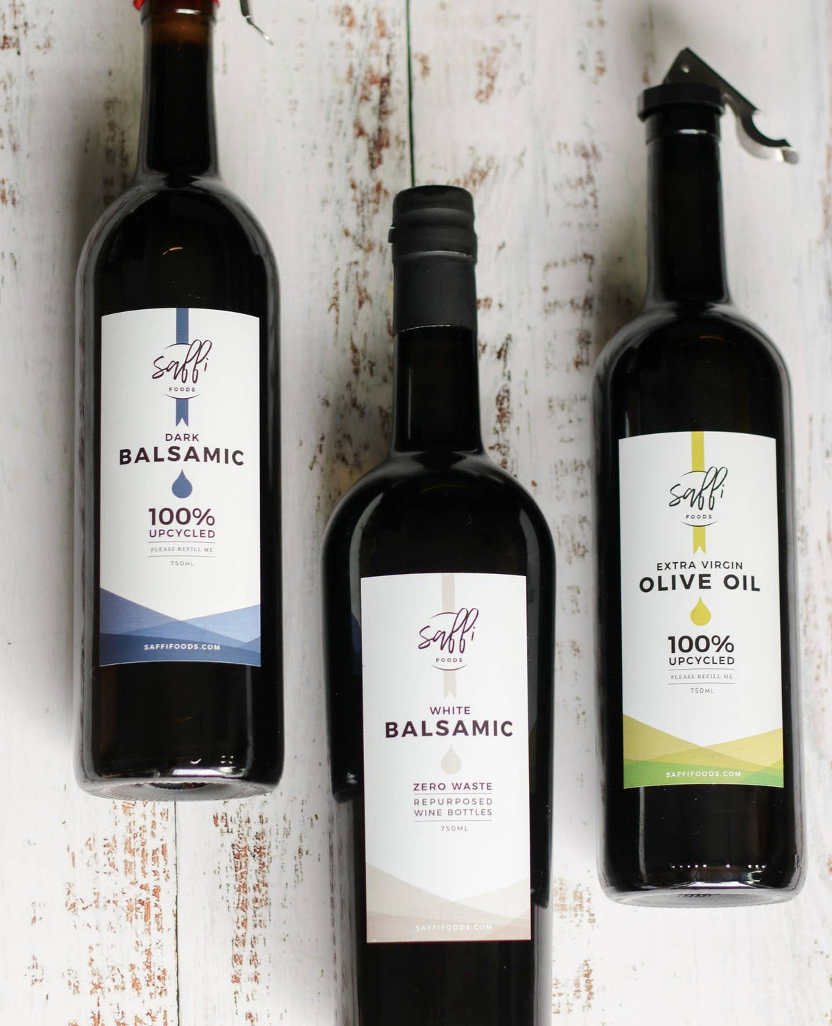Saffi Saana Dark Balsamic Vinegar - 750ml wine bottle