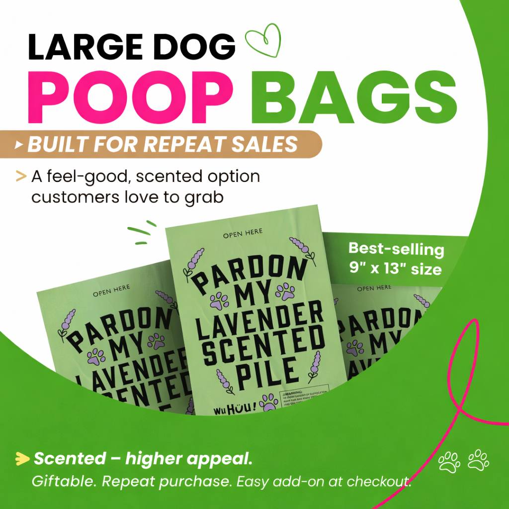 Lavender Dog Poop Bags
