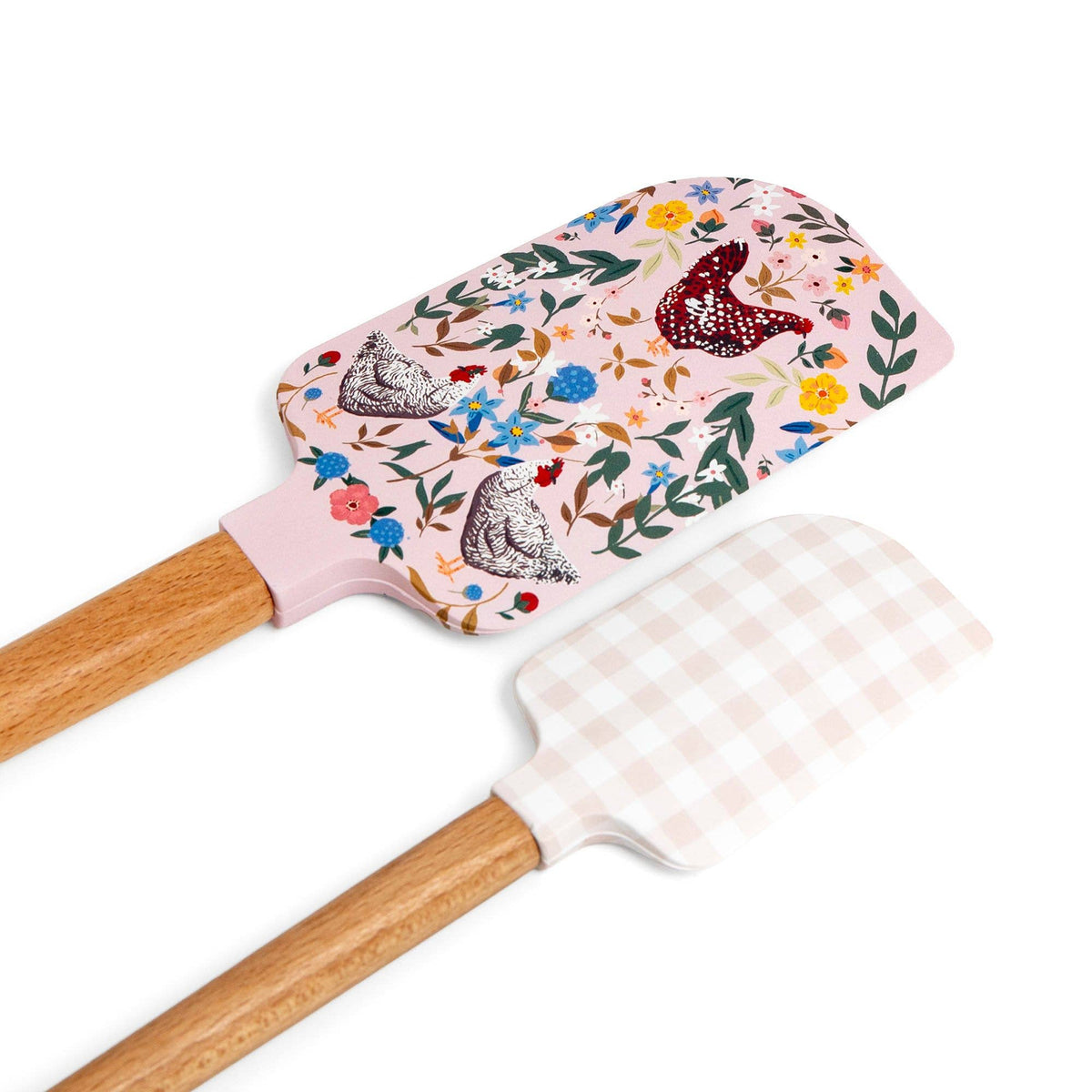 Chicken & Flowers Spatula Set