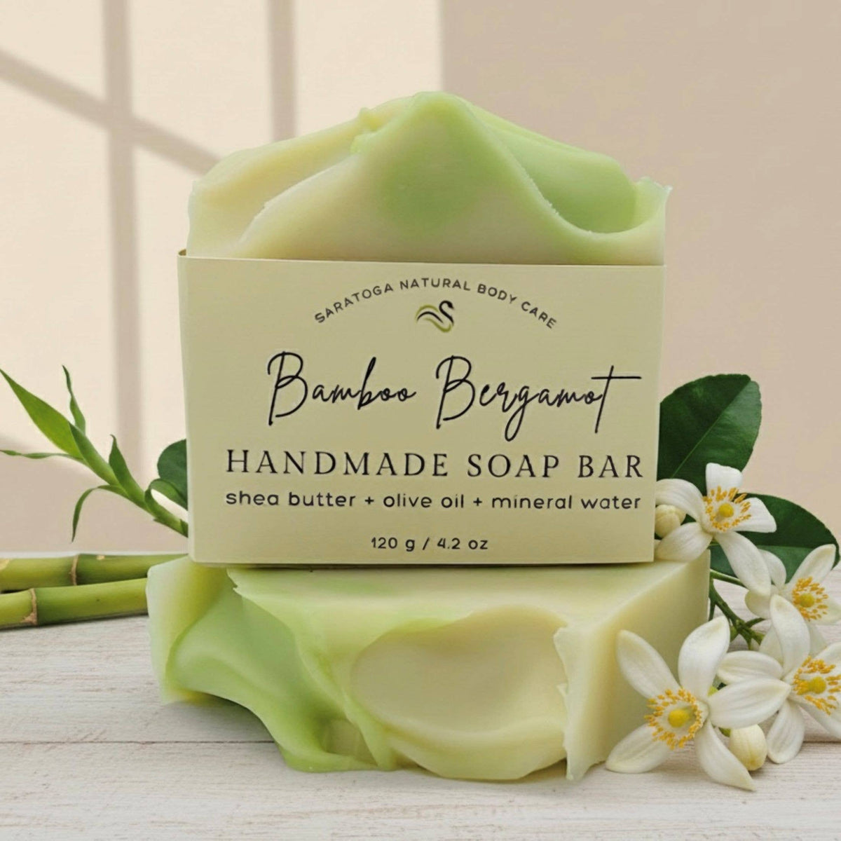 Bamboo Bergamot Handmade Soap Bar