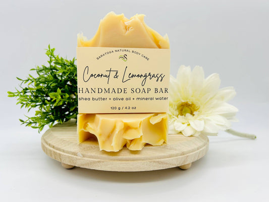Coconut Lemongrass Handmade Soap Bar
