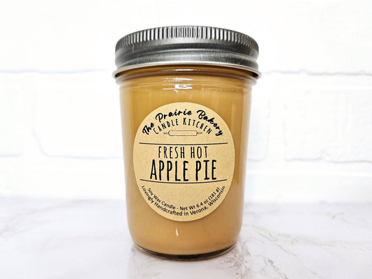 Fresh Hot Apple Pie Scented Soy Wax Candle