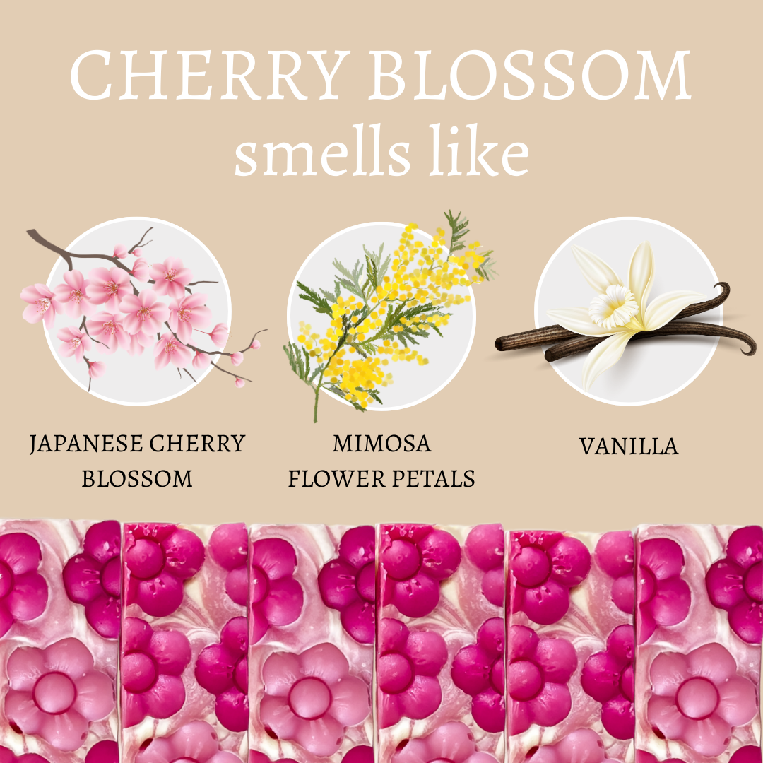 Cherry Blossom Vegan Handmade Soap Bar