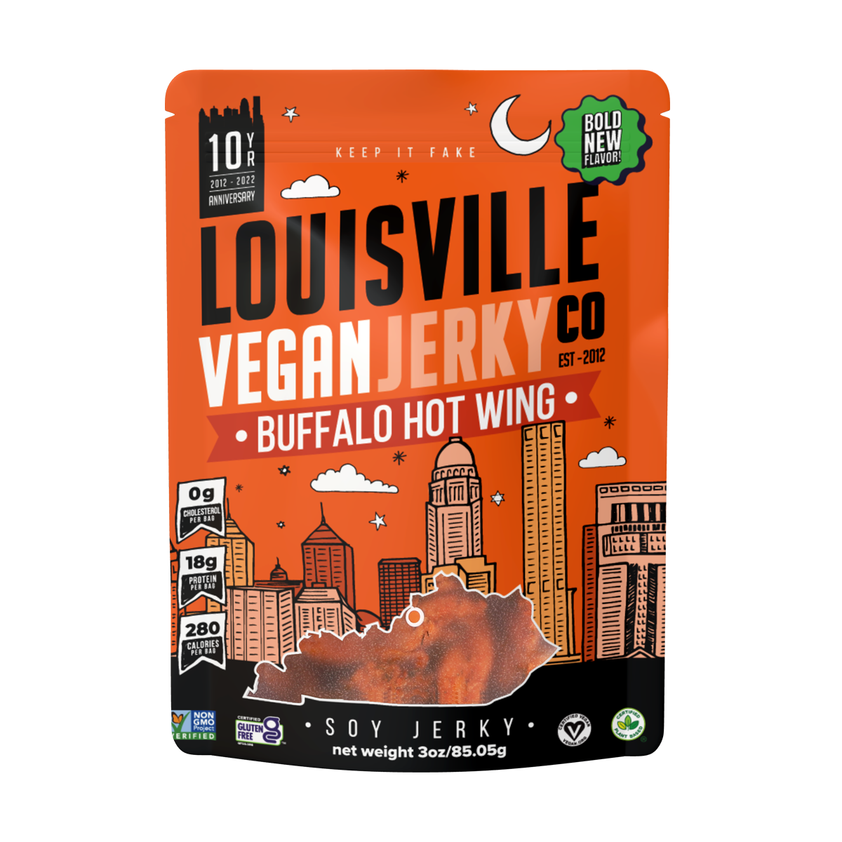 Vegan Buffalo Hot Wing Jerky