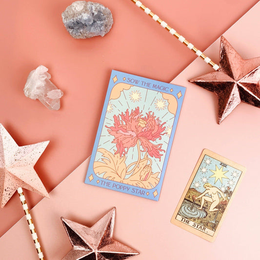 The Poppy Star Tarot Garden