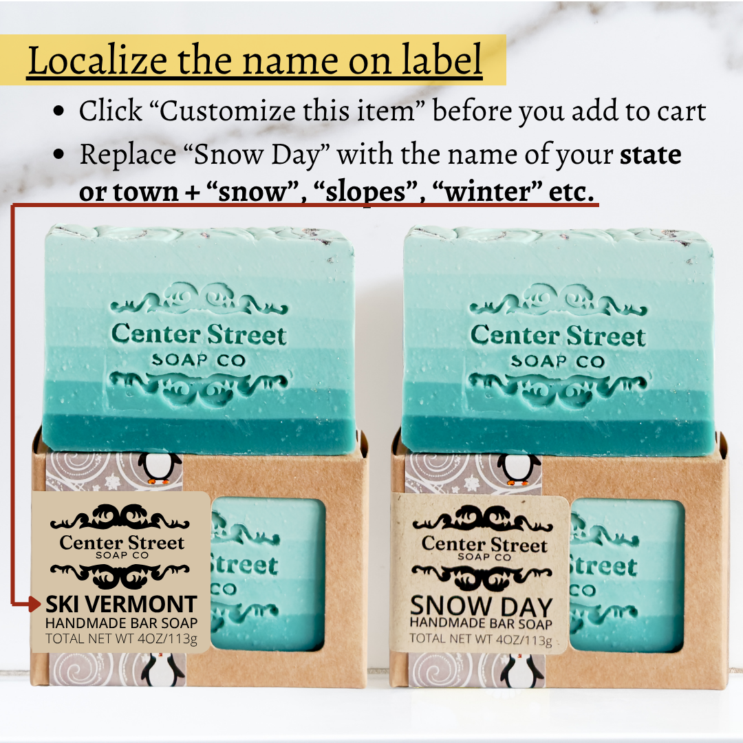 Snow Day Handmade Bar Soap