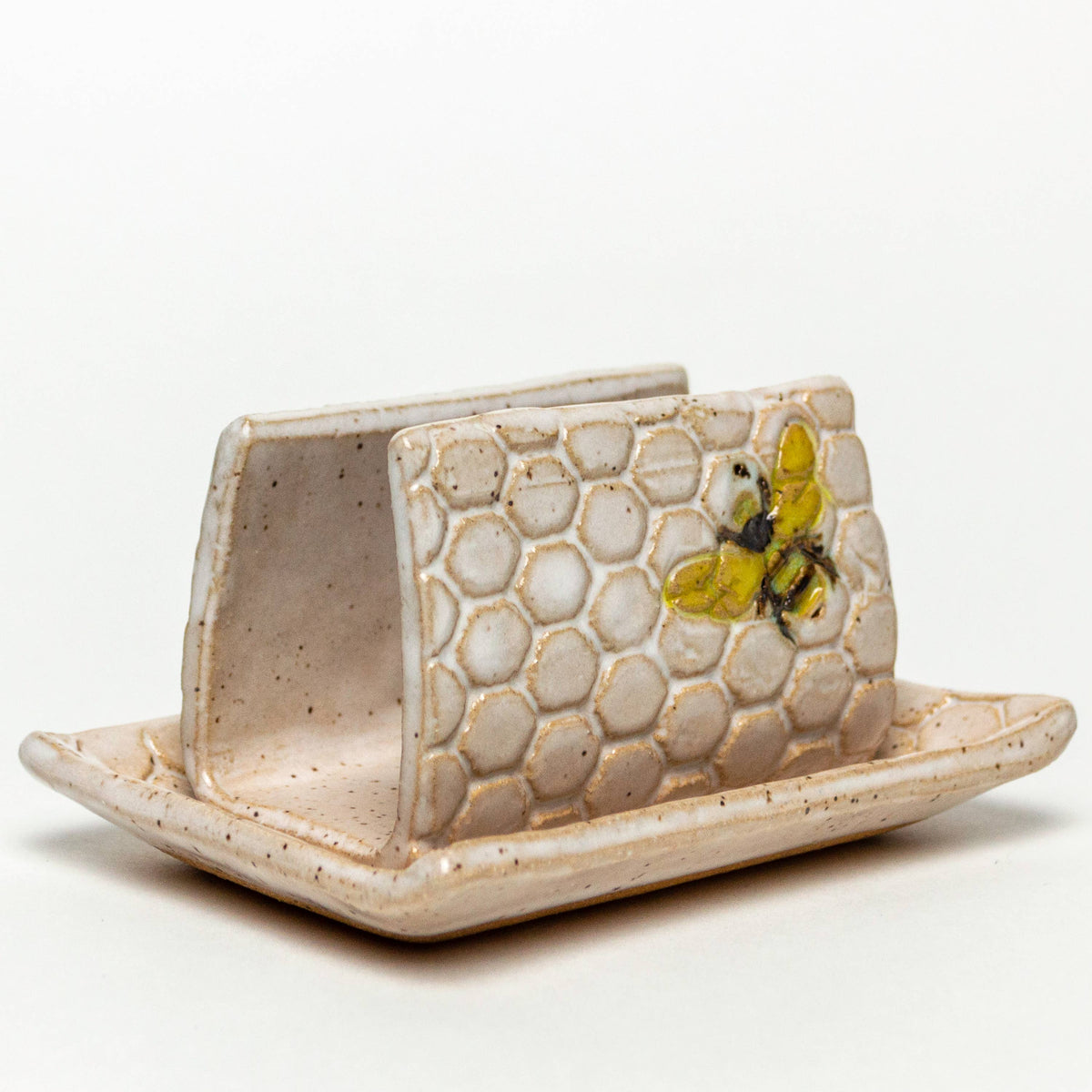 Bee Ceramic Kitchen Sponge Holder