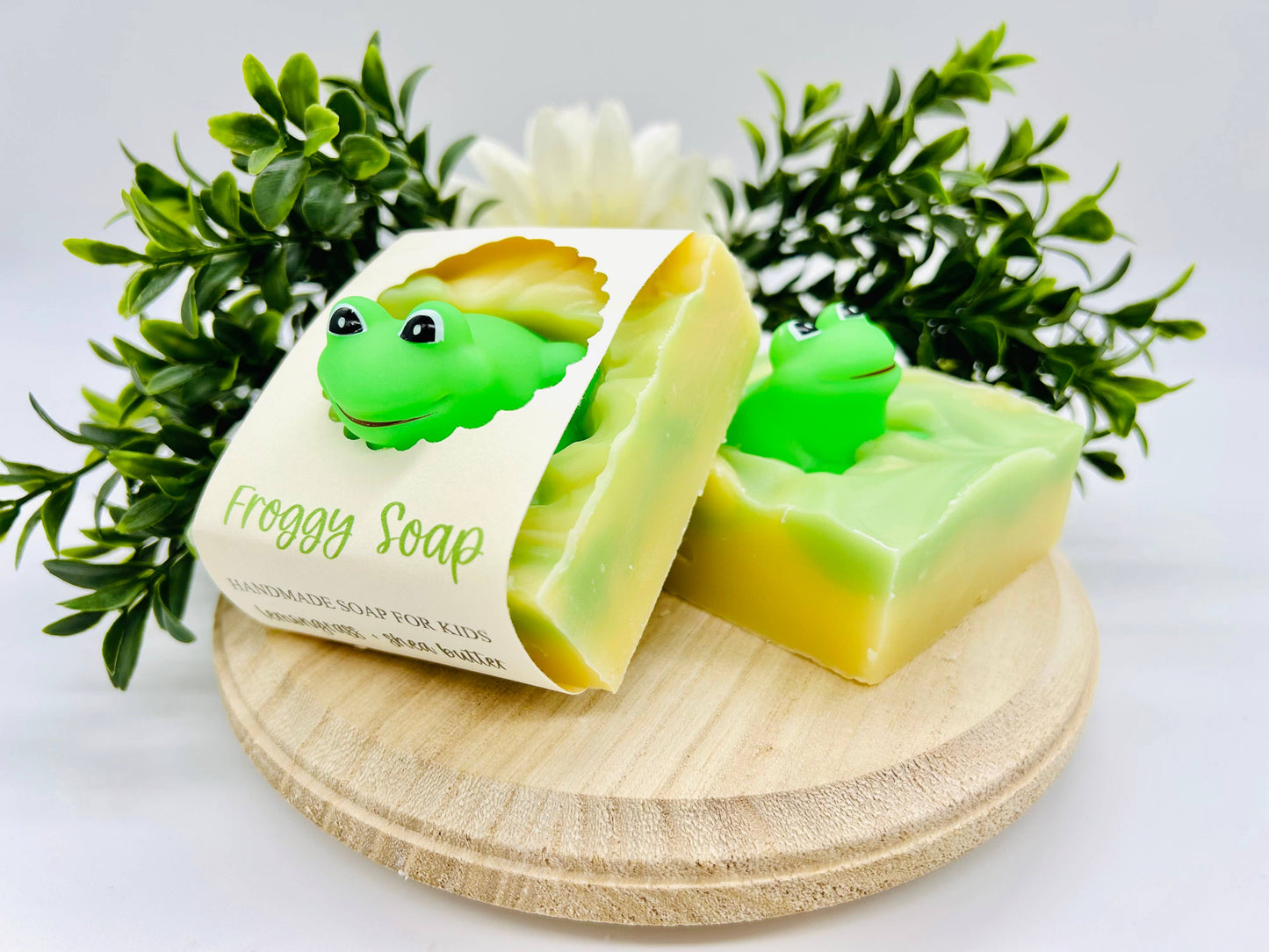 Froggy Handmade Soap Bar for Kids