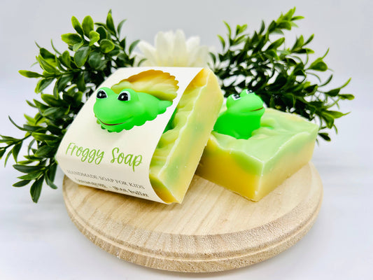 Froggy Handmade Soap Bar for Kids