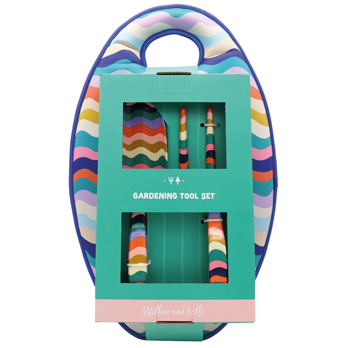 Gardening Tool & Kneeler Set, Rainbow