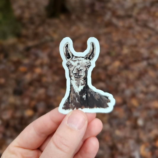 Llama Vinyl Sticker