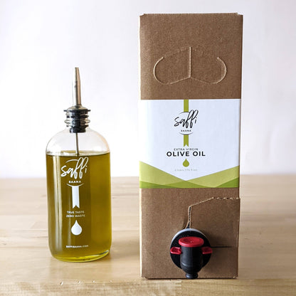16oz Refillable Glass Bottles - for Saffi Saana display