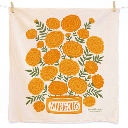 Edible Flowers Tea Towel Set