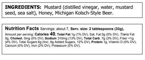 Beer and Honey Mustard