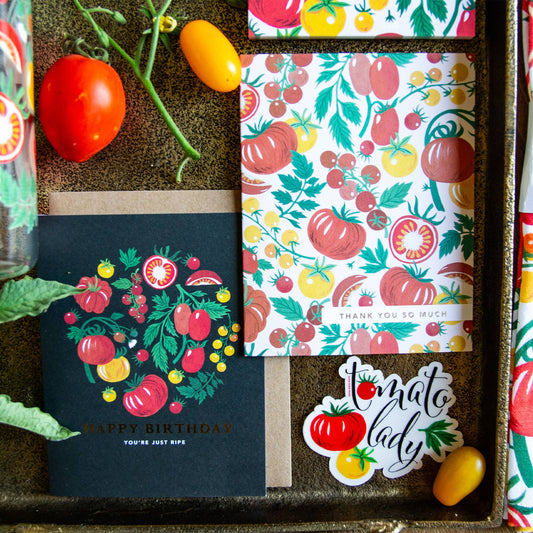 You're Just Ripe Tomato Birthday Greeting Card
