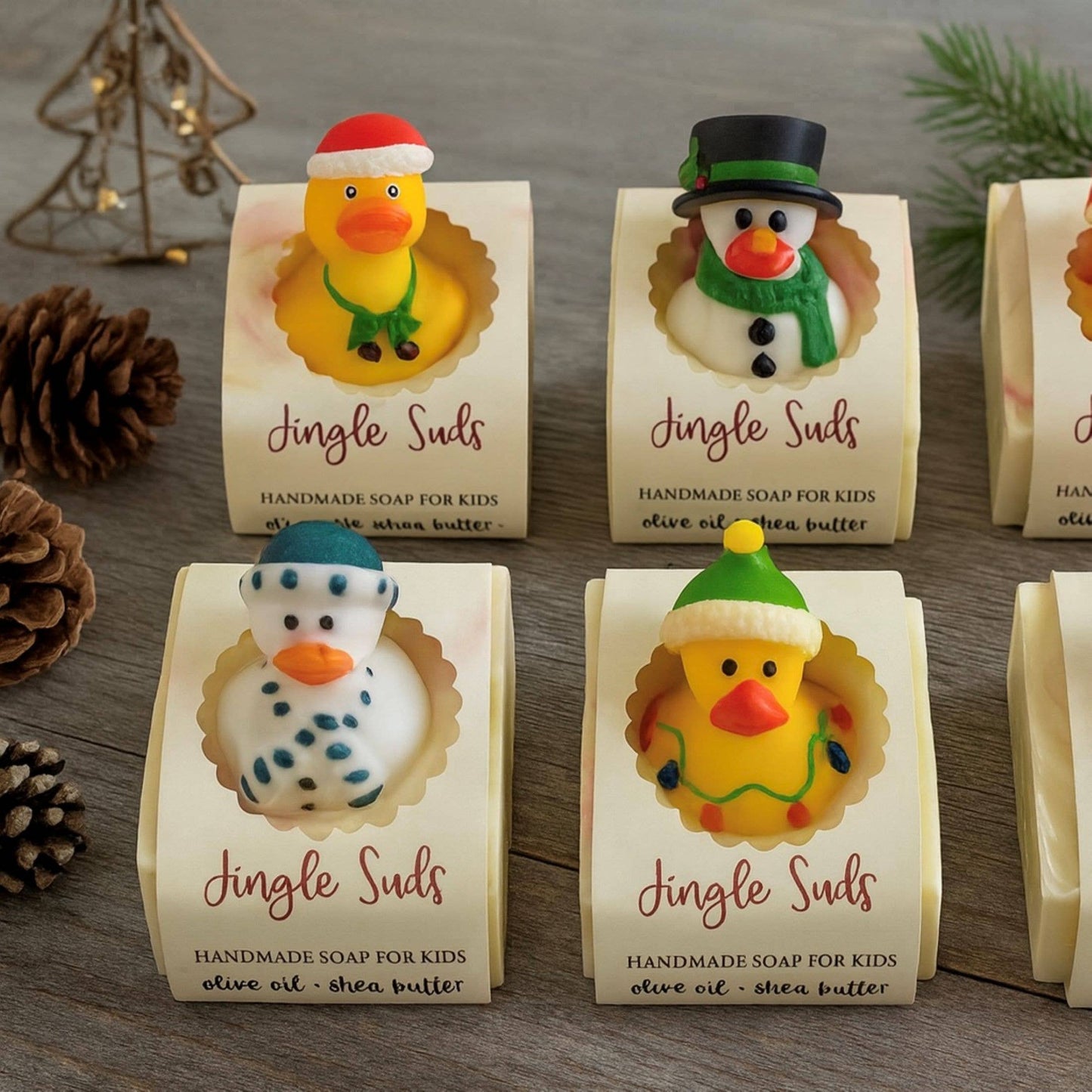 Jingle Suds Holiday Handmade Soap Bar