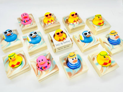 Summer Surf's Up Duckling Handmade Soap Bar for Kids