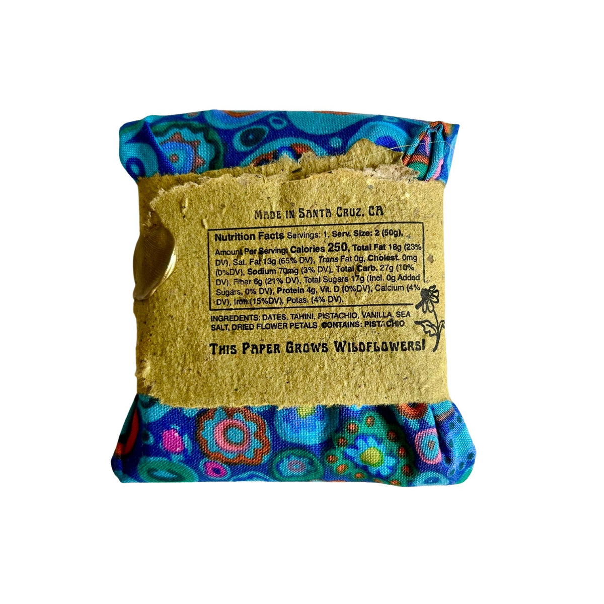 Pistachio Tahini Caramel Fudge
